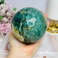 Large Ocean Jasper Sphere On Stand 1.19KG