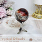 Mexican Lace Agate Sphere on Stand 109g
