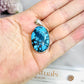 Sterling Silver Turquoise Pendant in Gift Bag