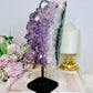 Large 1.4KG 22cm High Grade Chunky Amethyst Cluster On Stand