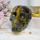 Large Druzy Amethyst X Agate Carved Skull 13cm 1.09KG