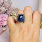 Amethyst Ring in Gift Bag Size 7