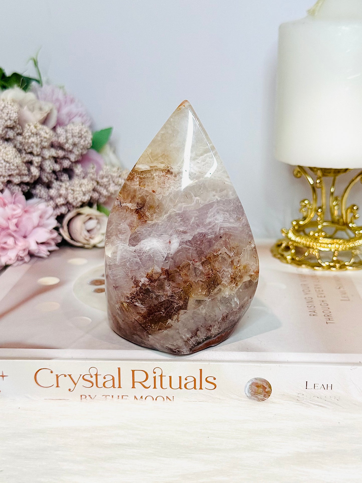 Natural Large Crazy Lace Amethyst Polished Freeform 11.5cm 480g
