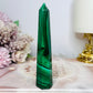 AAA High Grade Natural Malachite Tower From Congo 11cm