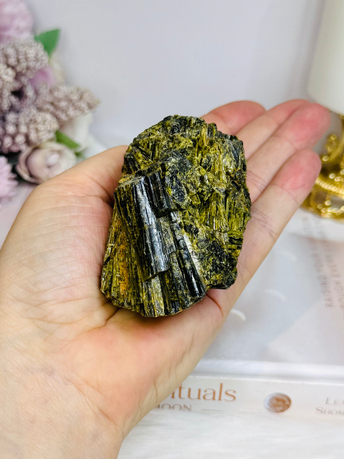 Natural Green Tourmaline Specimen 254g