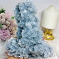 Large Natural Raw Sparkling Crystal Cluster on Stand 17cm 751g