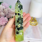 Natural Prehnite Tower 16cm