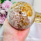 Large Pink Amethyst Druzy Sphere on Stand 9.5cm 837grams