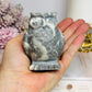 Shell Fossil Stone Jasper Owl 8.5cm 318g