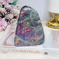 Large Polished Pink & Purple Flash Labradorite Freeform