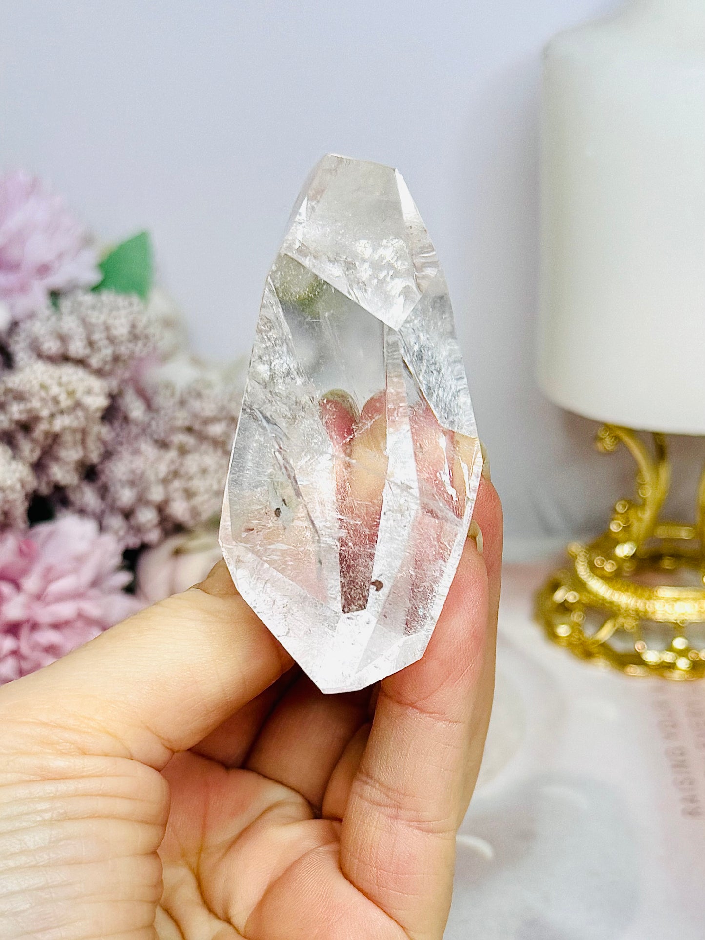 High Grade Clear Quartz Freeform 7cm