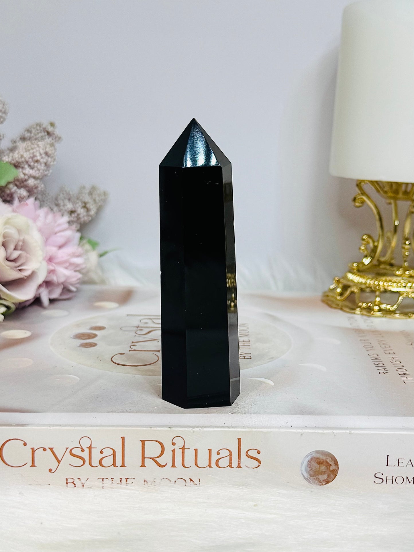 Black Obsidian Tower 9cm