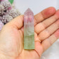 High Grade Watermelon Fluorite Tower 8cm