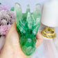 Green Fluorite Carved Dragon 11cm 464g