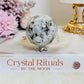 Beautiful Rainbow Moonstone Sphere On Stand 5cm