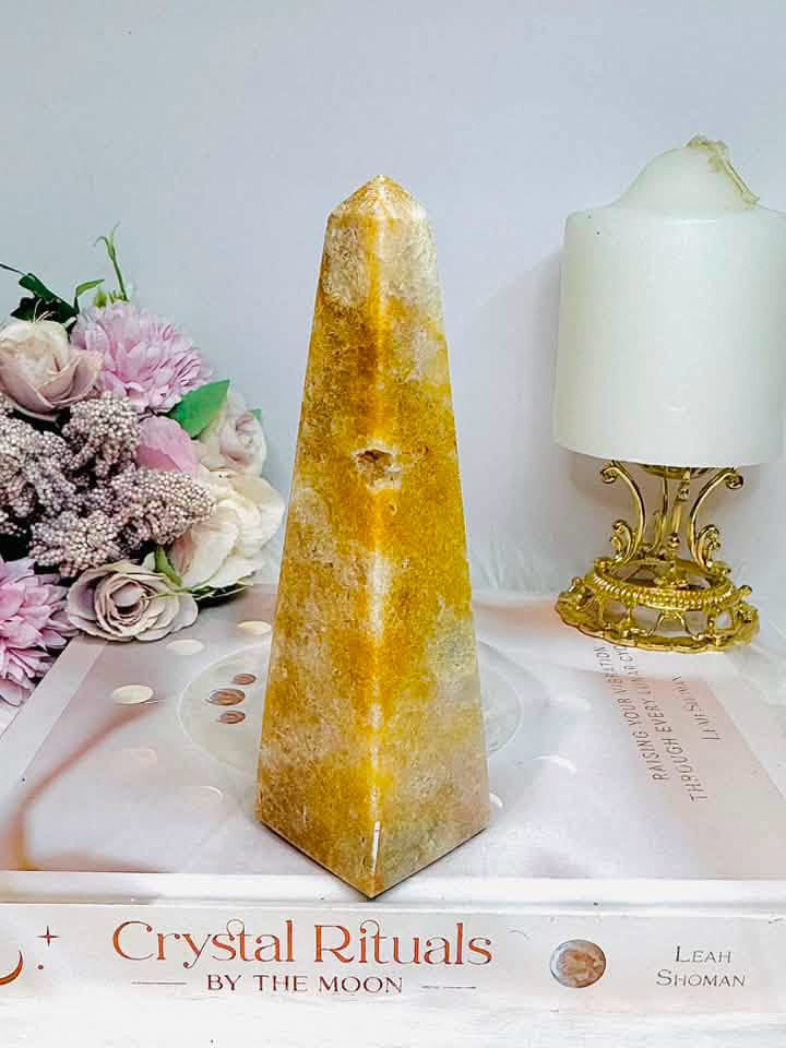 Pink Amethyst Obelisk | Tower 14.5cm