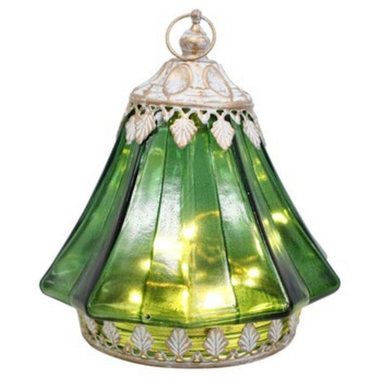 Lantern Led Tree Green 15cm x 14cm