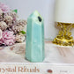 Sky Blue Quartz Tower 9.5cm