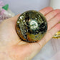 Large Druzy Pyrite Sphere on Stand 421g