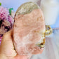 Fabulous Natural Polished Druzy Pink Amethyst Freeform | Slab 12cm From Argentina