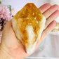 Incredible Large Citrine Freeform Full Of Rainbows On Custom Stand (Heat Treated)