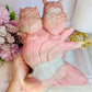 Incredibly Carved Huge Pink Opal Owls 16.5cm 1.15KG Just Perfect!