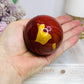 Mookaite Jasper Sphere on Stand 301g