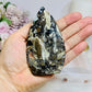 Volcano Agate (UV Reactive) Flame 10.5cm
