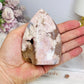 Flower Agate Druzy Flame 9cm 227g