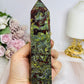 Large Dragons Blood Jasper Tower 15cm 465g