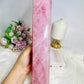 Huge Very Pink Natural Rose Quartz Tower | Generator 36cm 2.17KG