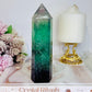 Incredibly Gorgeous Chunky Large Fluorite Tower 16cm