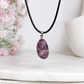 Chevron Amethyst Necklace