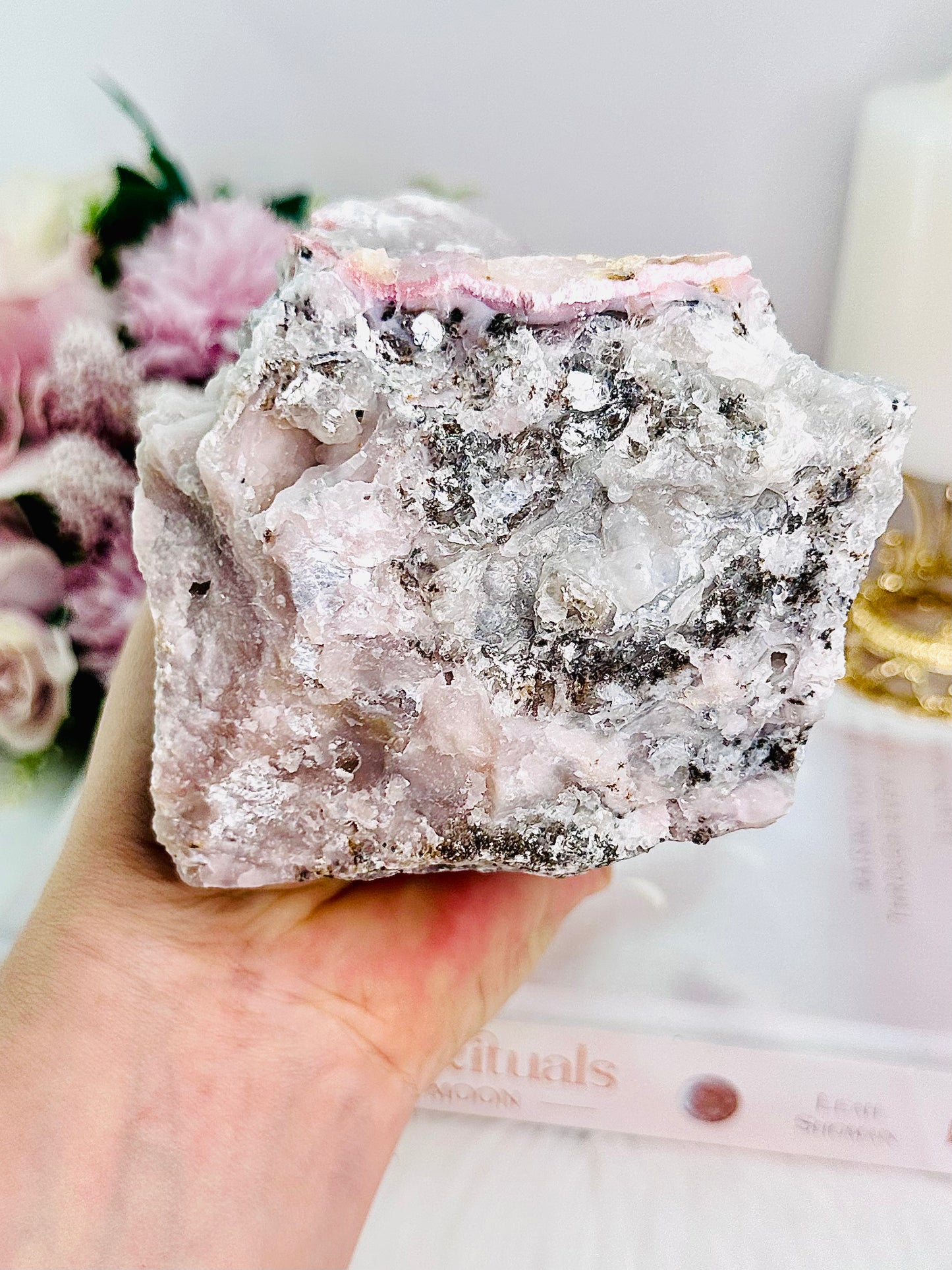 My Fave!!! Absolutely Stunning Large Chunky Natural Pink Opal Specimen 617grams