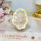 Angel Aura Moroccan Geode (stand is display only)
