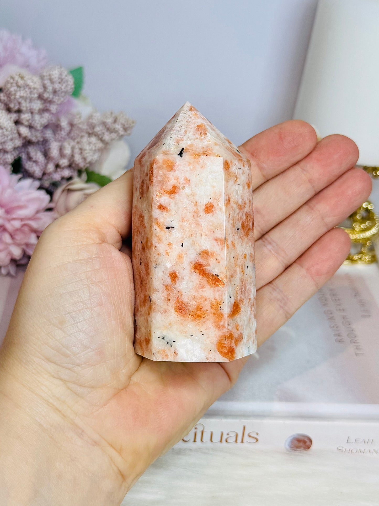 Chunky Sunstone Tower 9cm