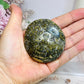 Large Orbicular Ocean Jasper Palm Stone