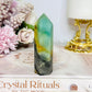 Sky Blue Quartz Tower 9cm