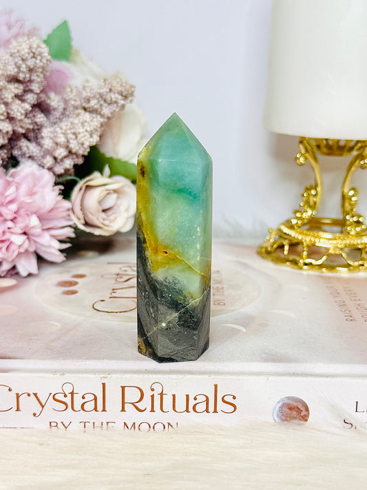 Sky Blue Quartz Tower 9cm