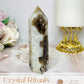Druzy Flower Agate Tower 12cm