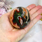 Red Moss Agate Sphere On Stand 331g