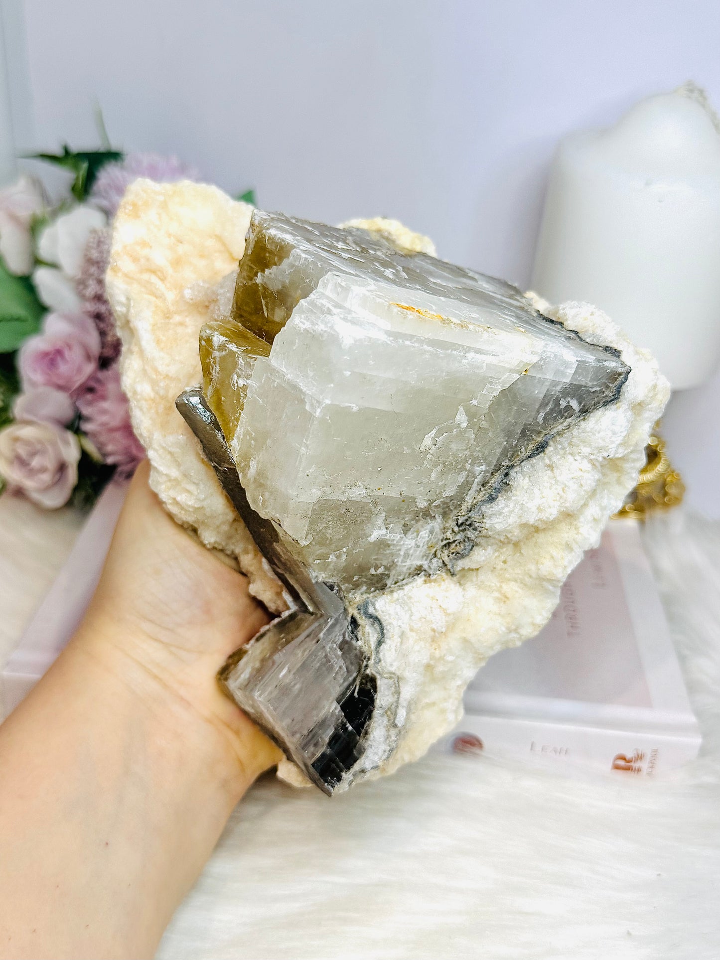 Large Natural Calcite Specimen 1.3KG
