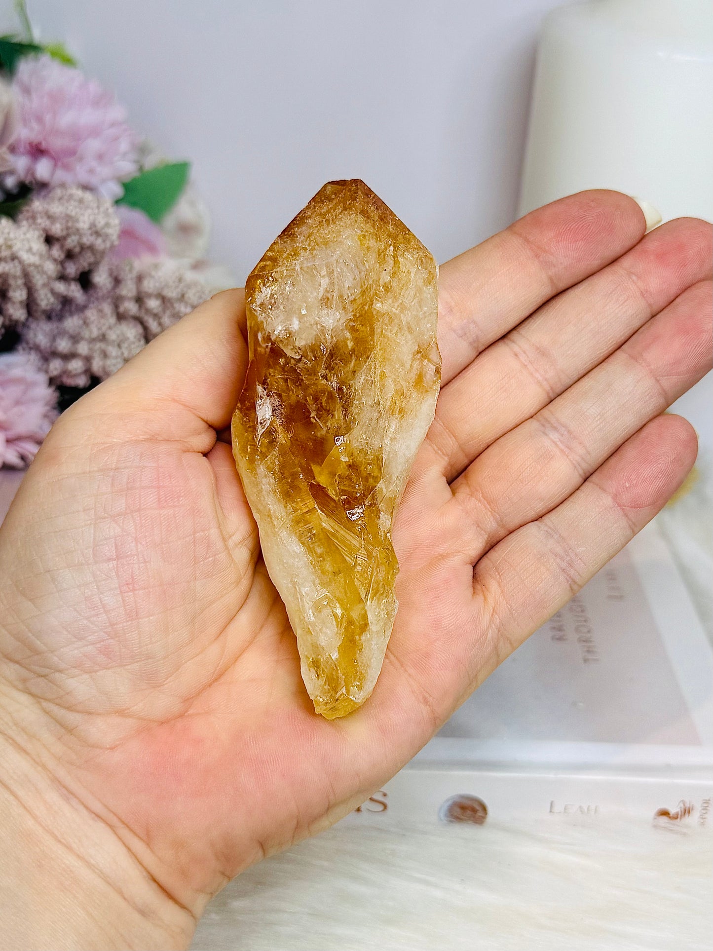 Citrine Freeform 10cm (heat treated)