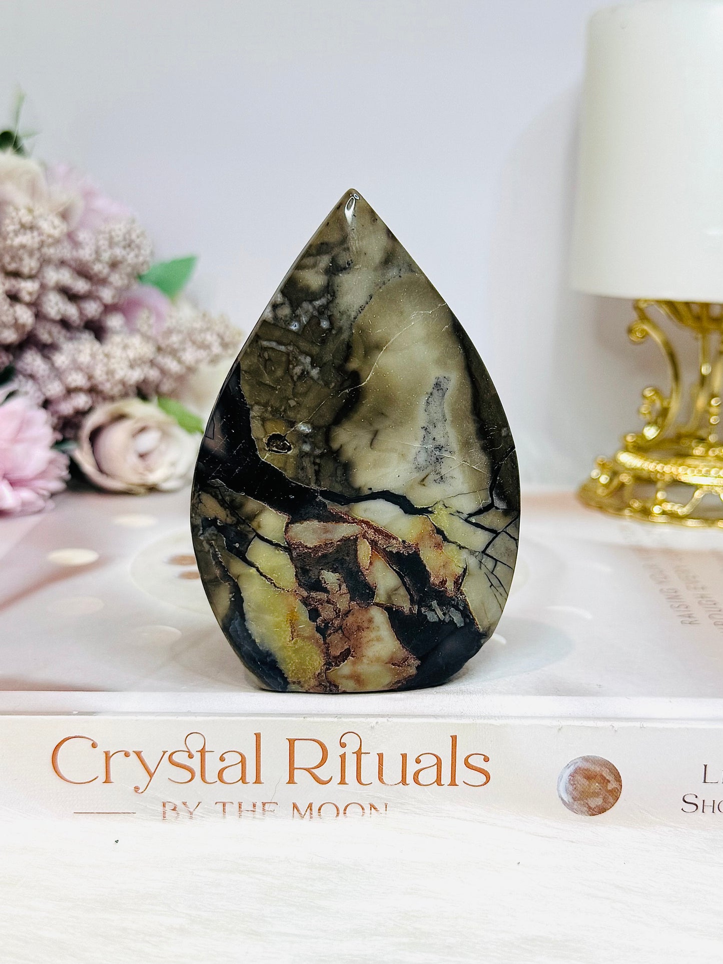 Volcano Agate Flame 9.5cm