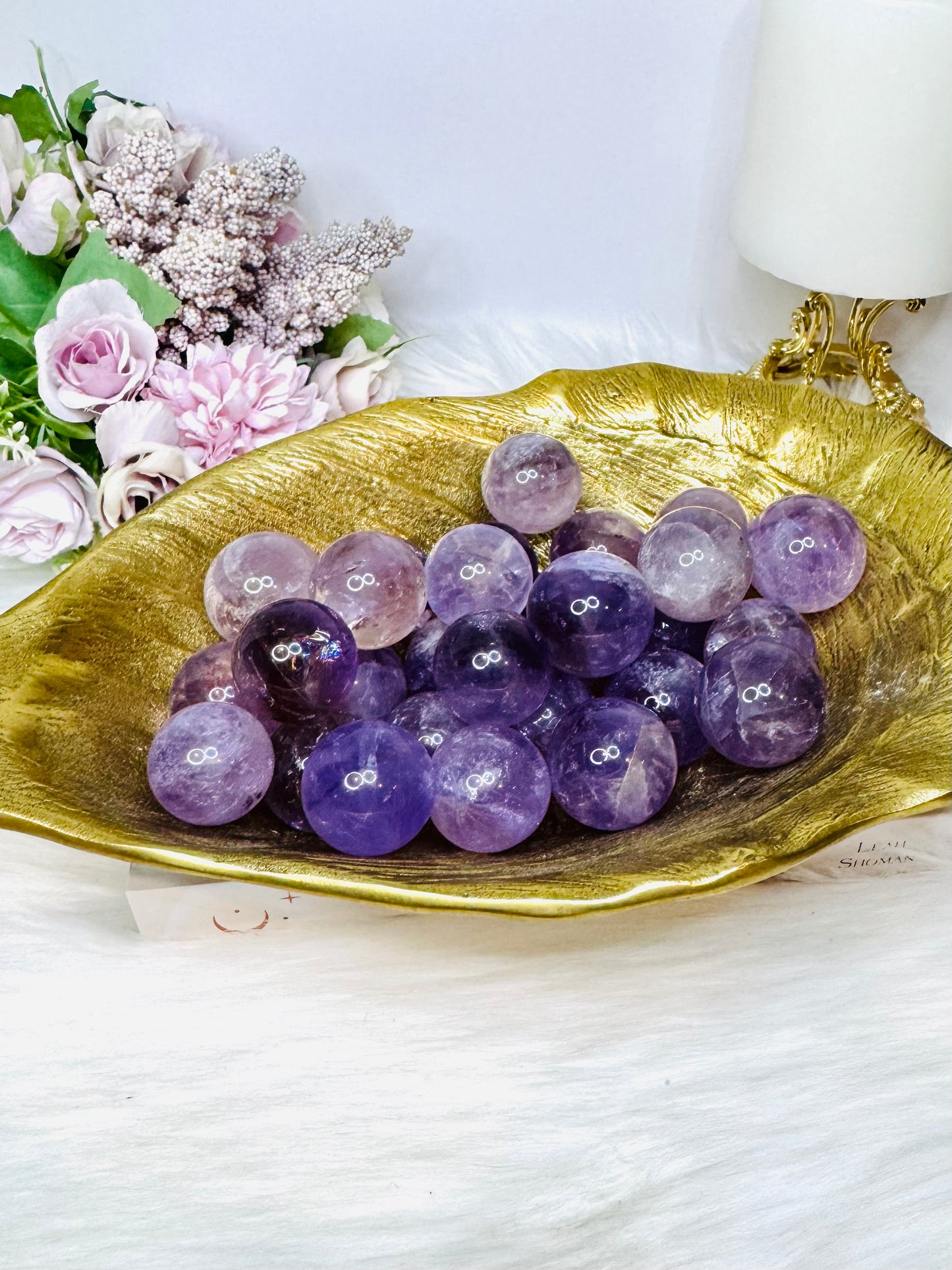 High Grade Small Amethyst Spheres $12 each