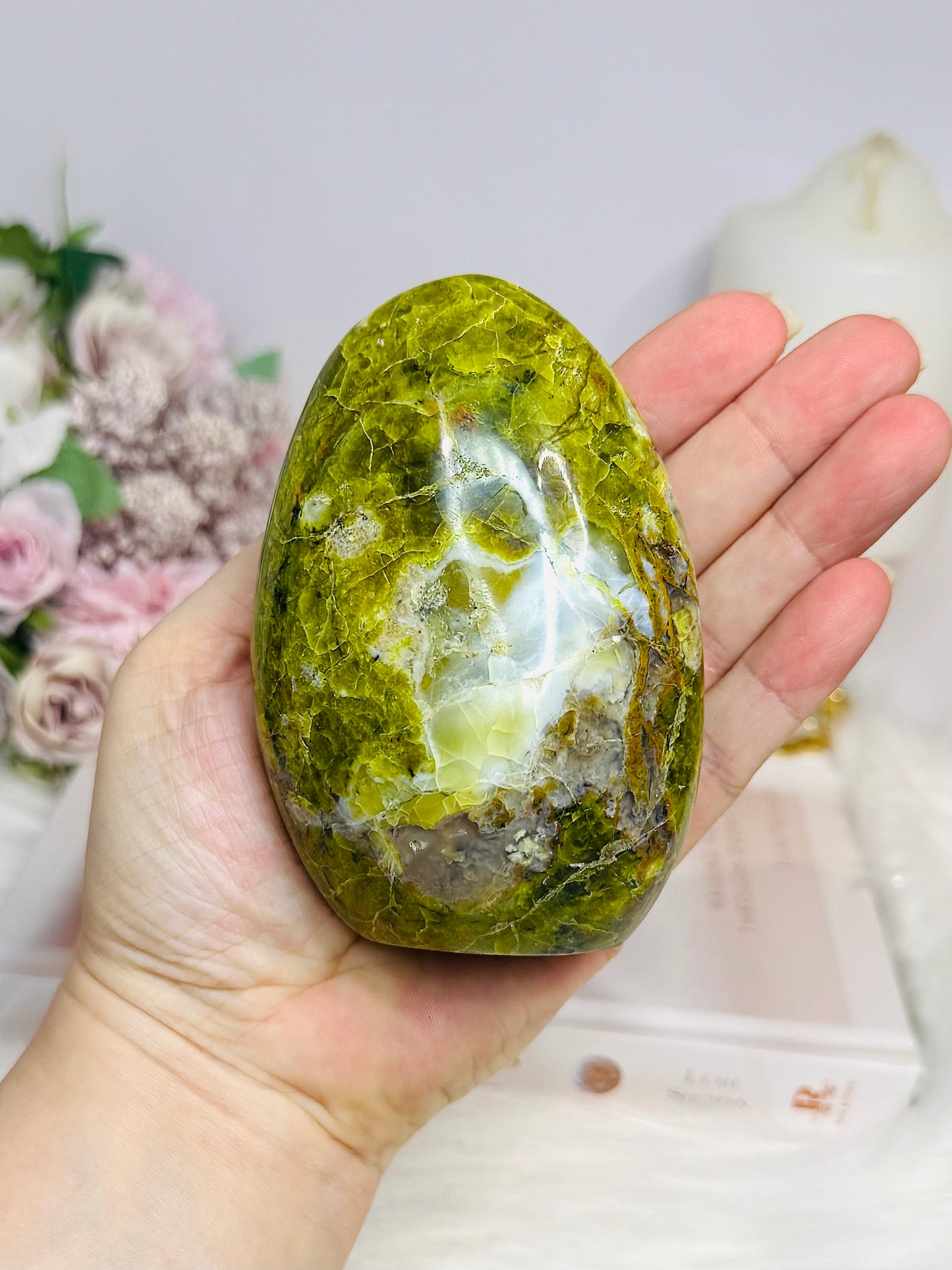 Large Green Opal Freeform 10cm 361g