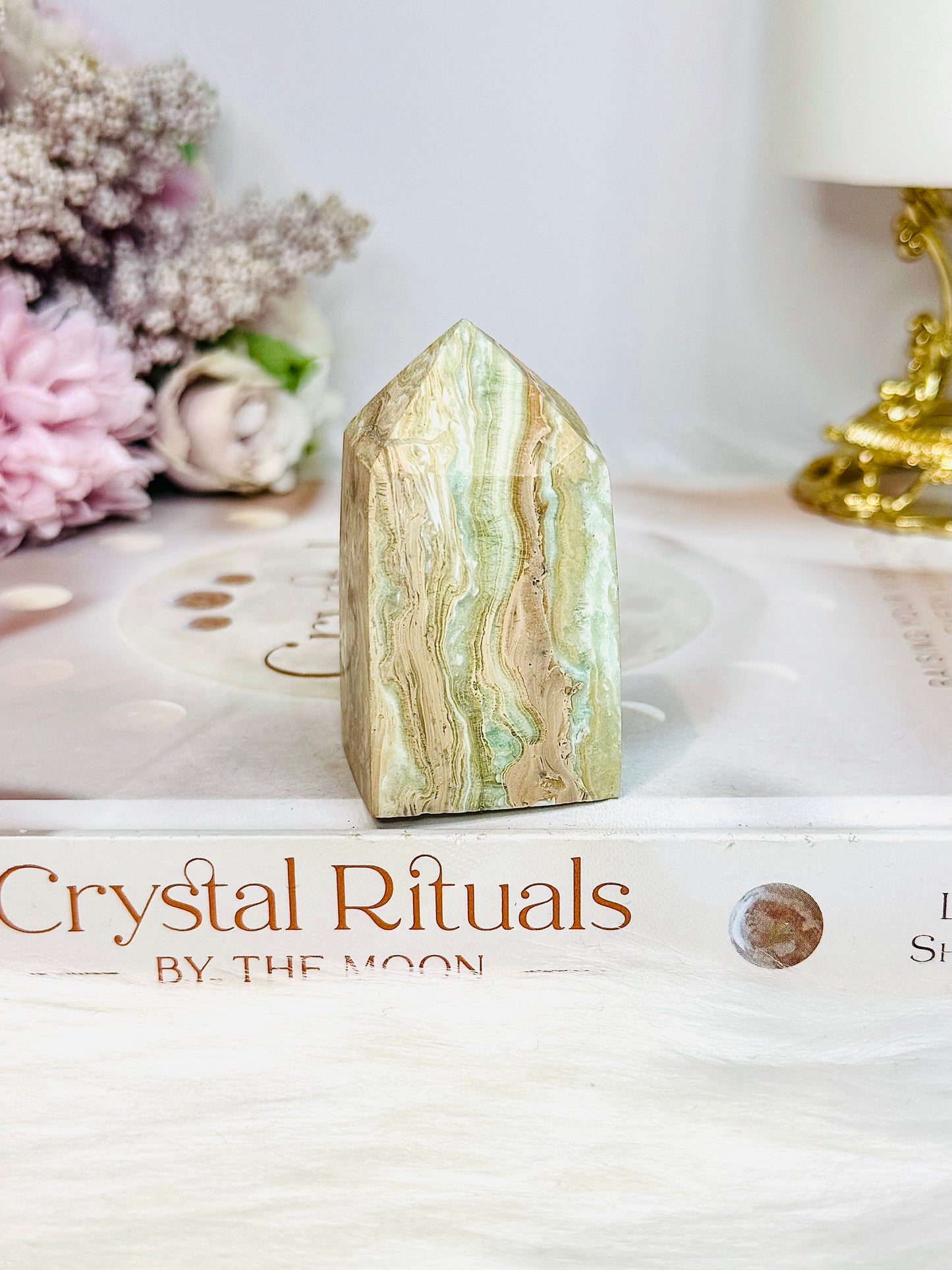 Small Caribbean Calcite Chunky Tower 5.5cm