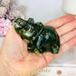 Green Jade Carved Elephant 8cm
