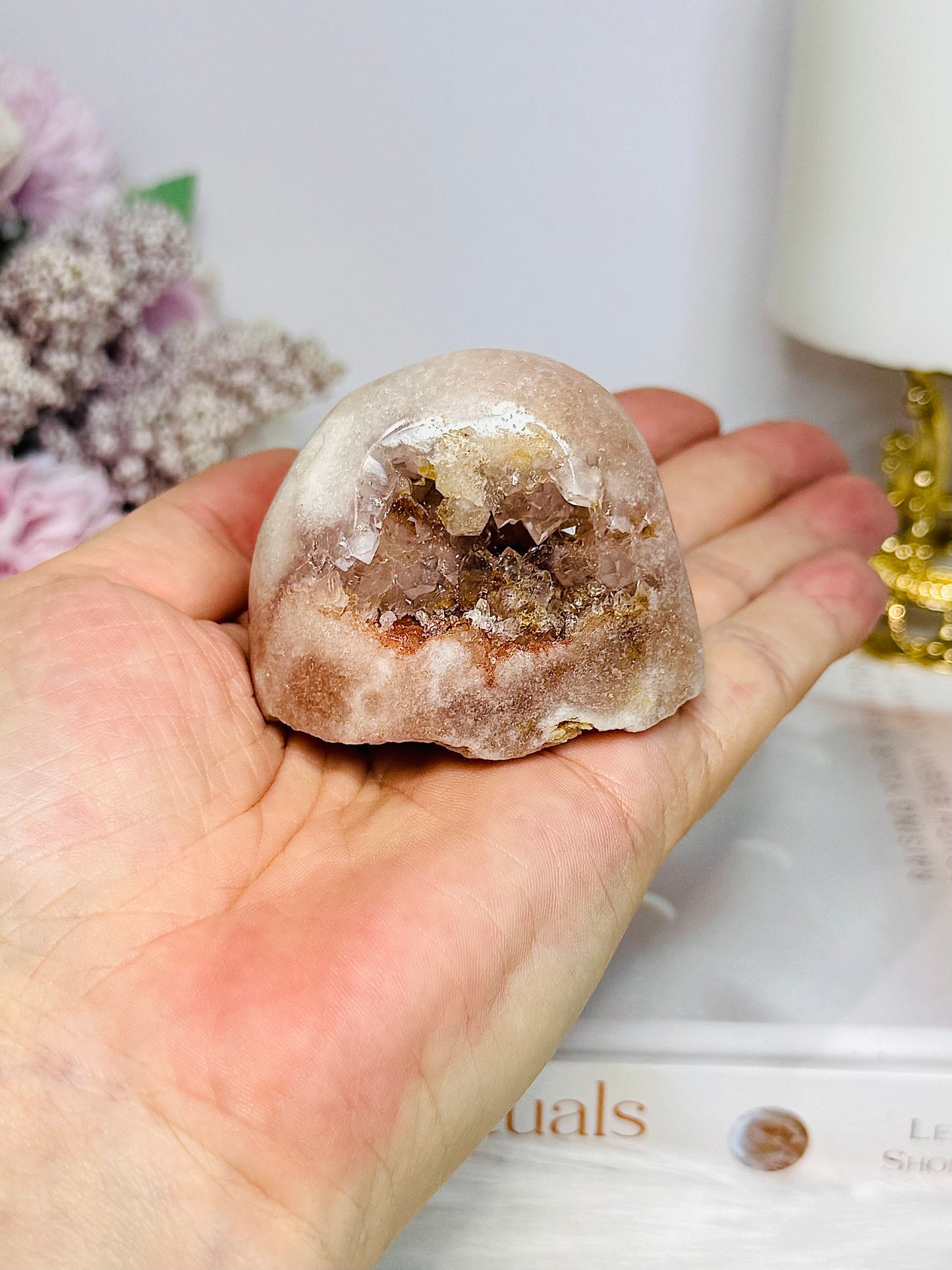 Pink Amethyst Druzy Freeform 116g
