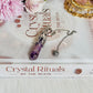 Amethyst Pendulum In Organza Gift Bag